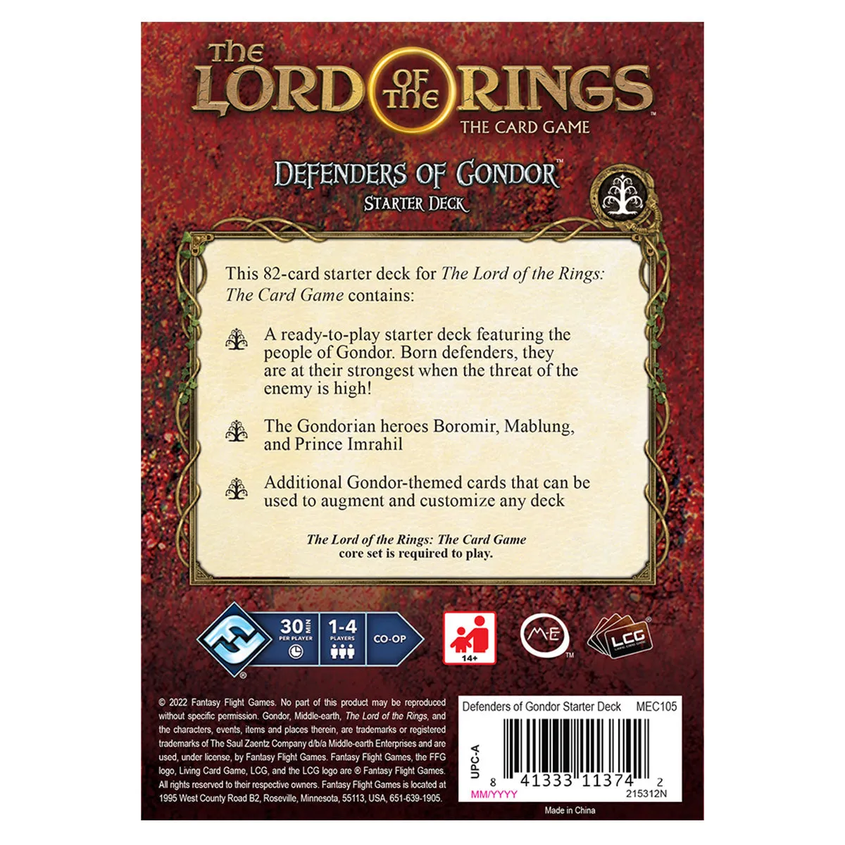 Lord of the Rings LCG Defenders of Gondor Starter Pack