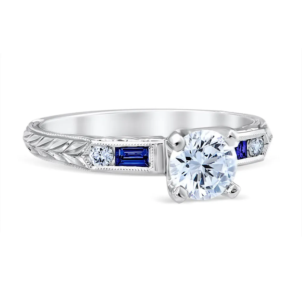 Lucia Sapphire Engagement Ring