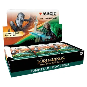 Magic: The Gathering The Lord of the Rings: Tales of Middle-earth Jumpstart Booster Box (18 Packs) - 2-Player Card Game