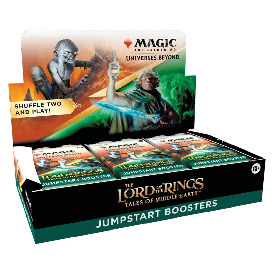 Magic: The Gathering The Lord of the Rings: Tales of Middle-earth Jumpstart Booster Box (18 Packs) - 2-Player Card Game