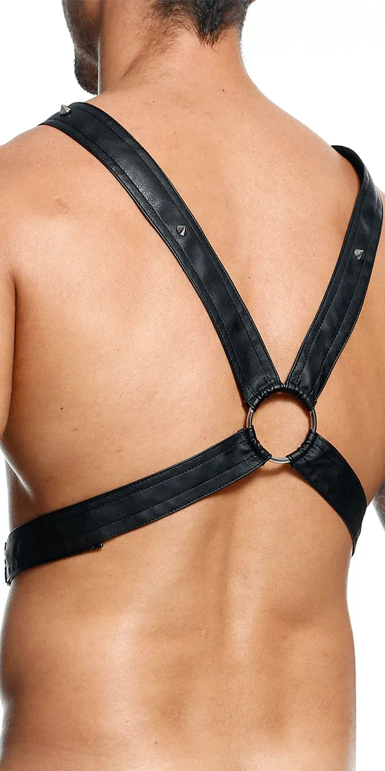Malebasics Dmbl09 Dngeon Cross Chain Harness Black