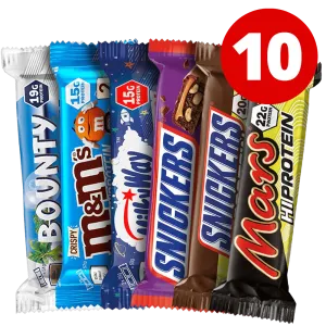 Mars M&M's Snickers Bounty Mixed Box - 10 bars