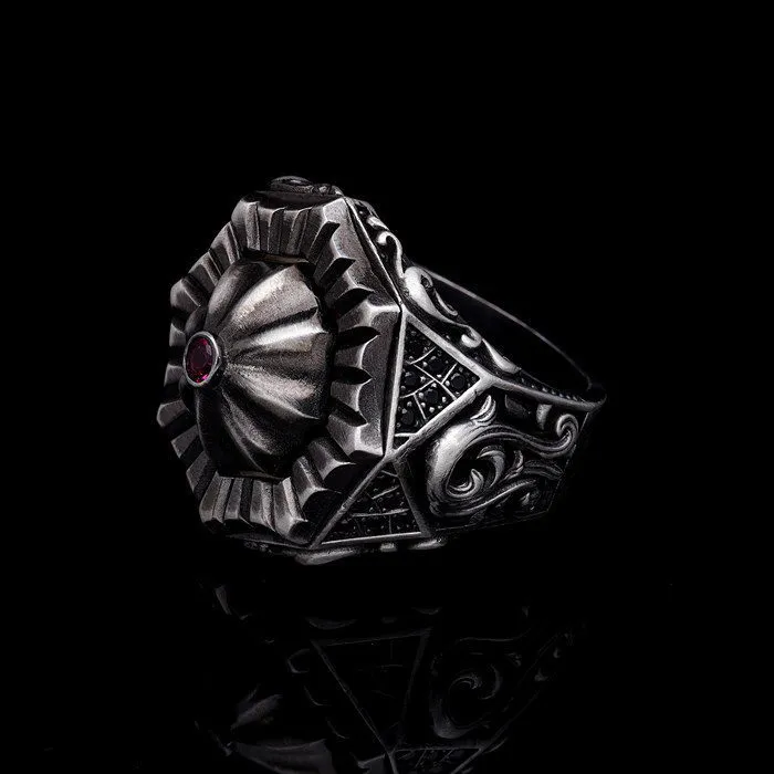 Men’s Sterling Silver Dome Ring