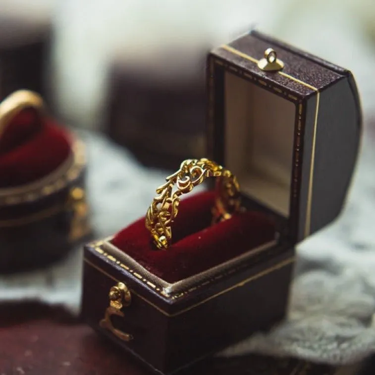 Mini Vintage Ring Box - 4 Styles