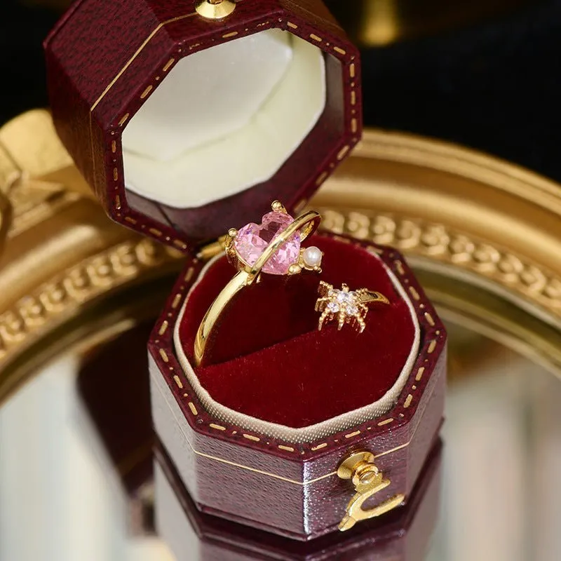 Mini Vintage Ring Box - 4 Styles