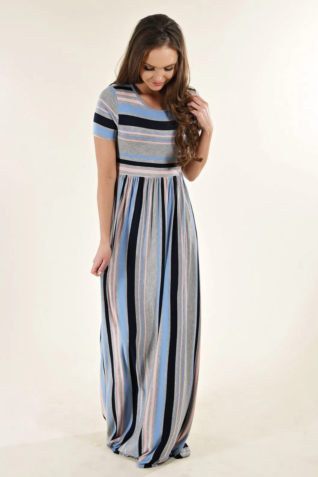 Mix'N'Match Striped Maxi Dress
