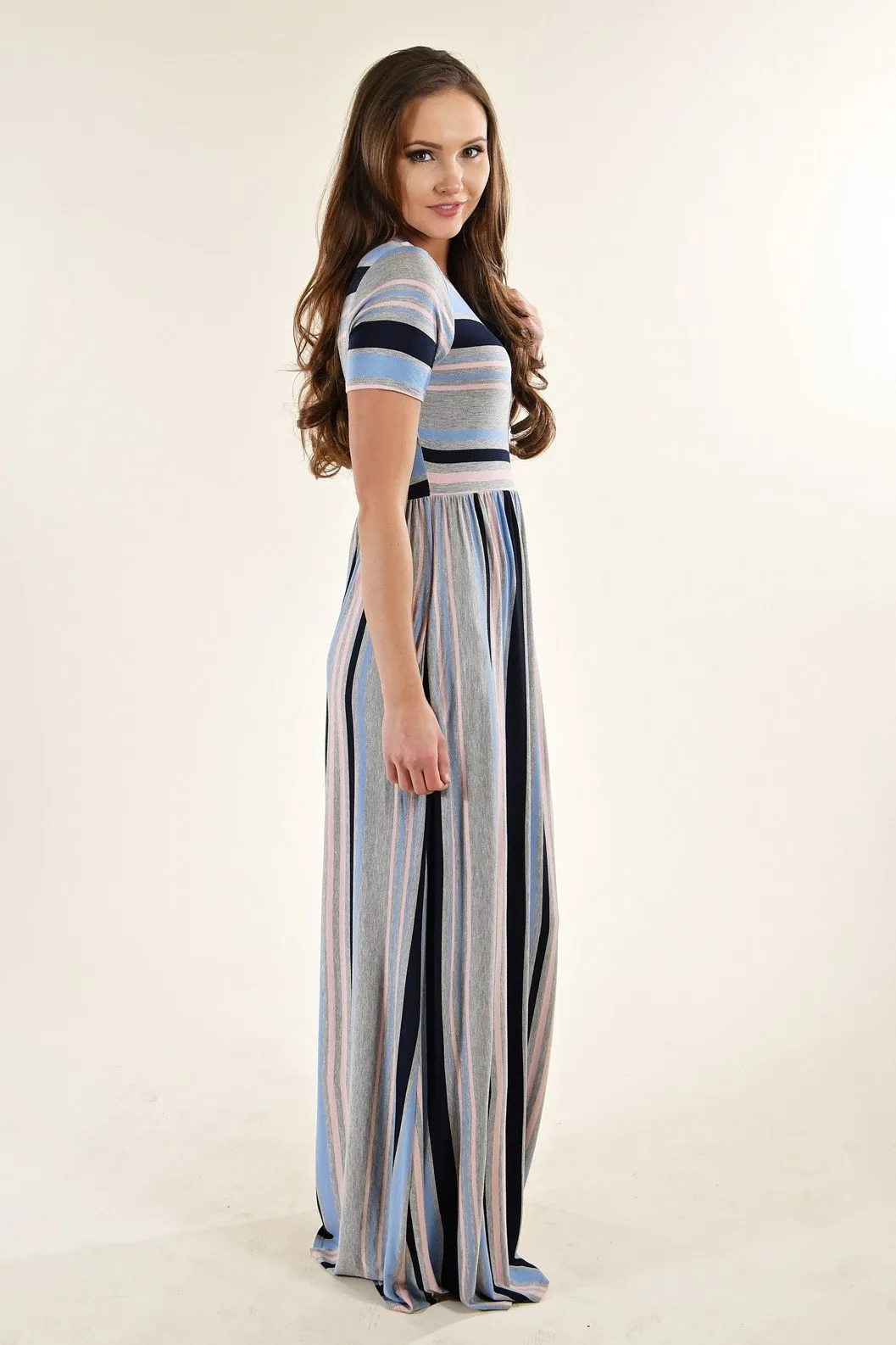 Mix'N'Match Striped Maxi Dress