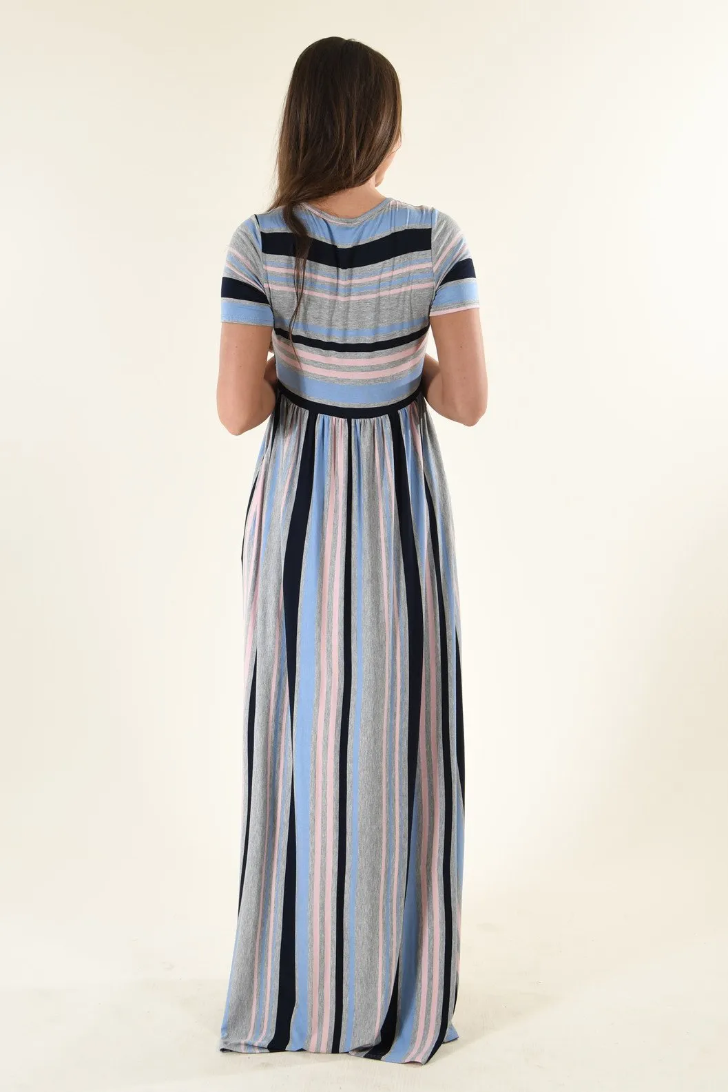 Mix'N'Match Striped Maxi Dress
