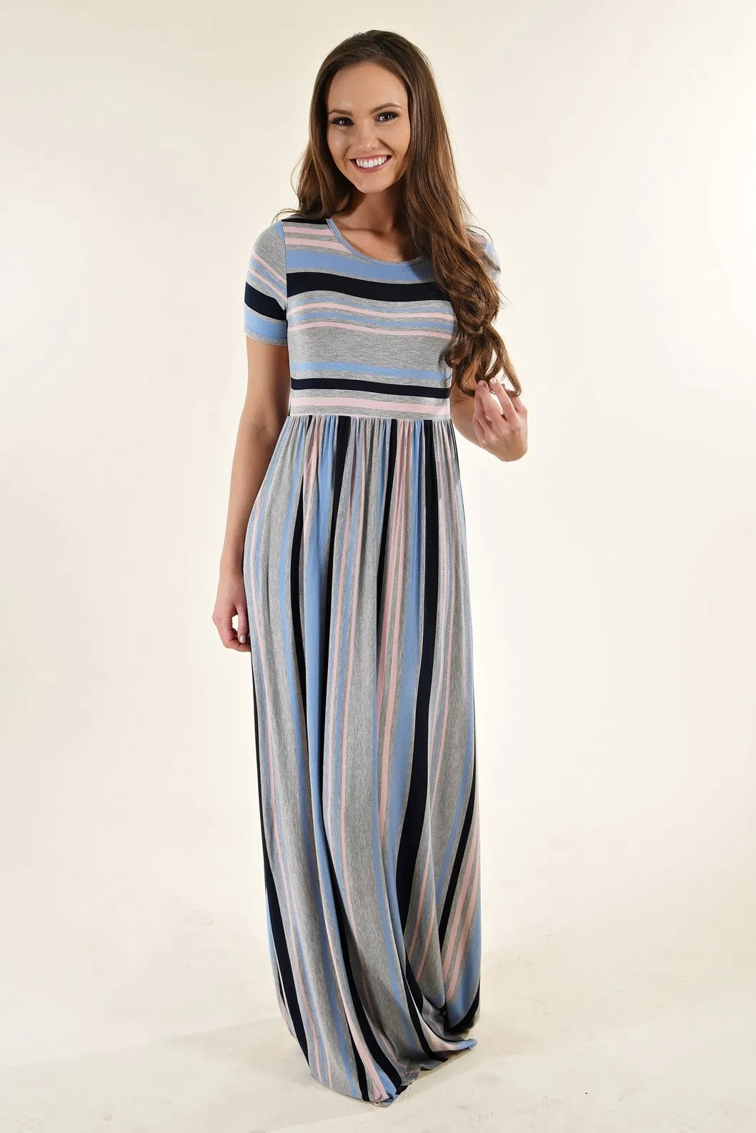 Mix'N'Match Striped Maxi Dress