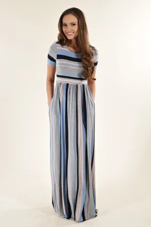 Mix'N'Match Striped Maxi Dress