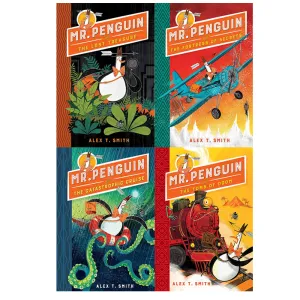 Mr Penguin Series 4 Books Collection Set By Alex T. Smith (Treasure, Secrets, Catastrophic , Doom)
