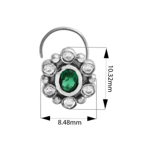 Multi Choice Gemstone Tiny Nose Pin Studs In 925 Sterling Silver Nose Pin For Women