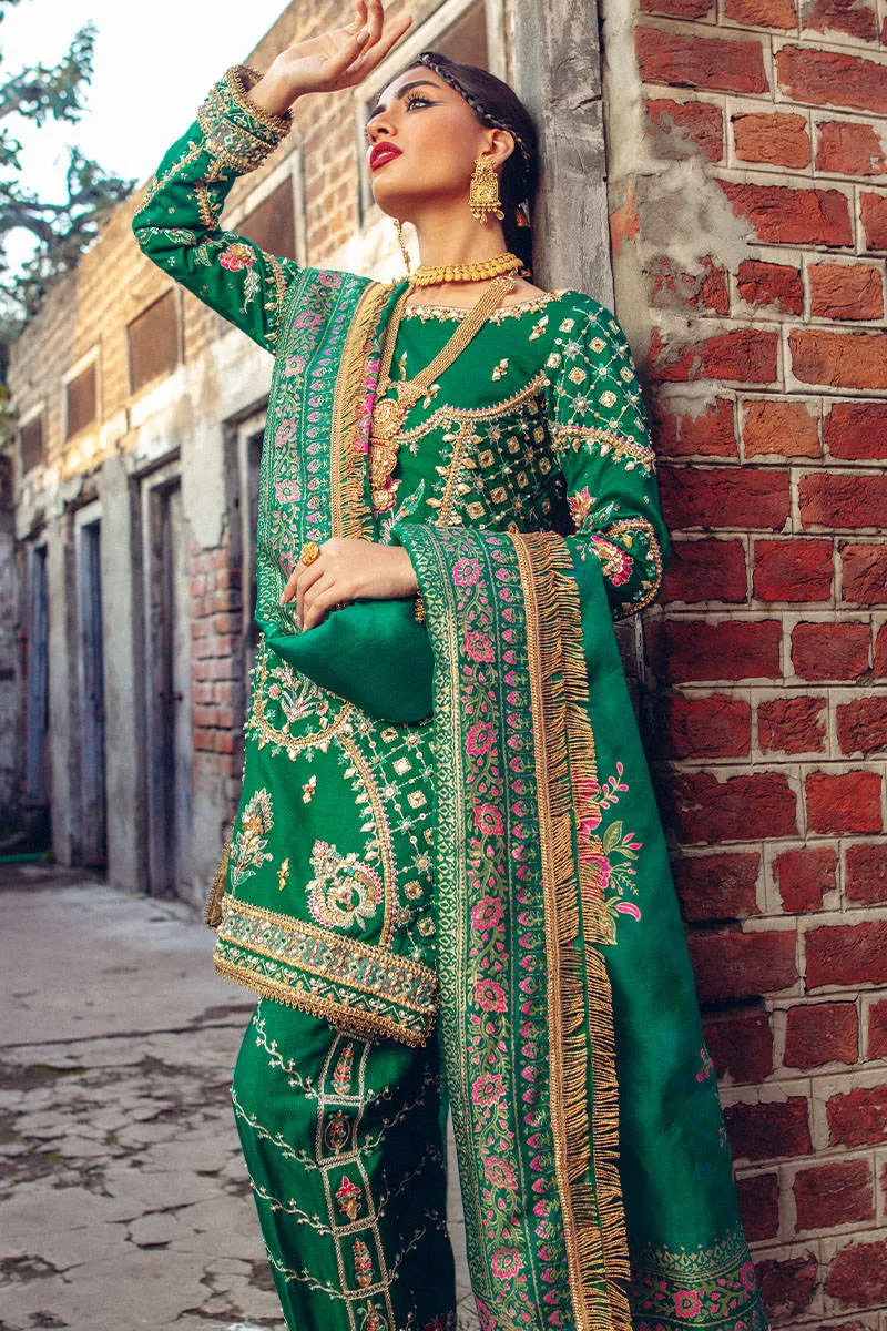 Pakistani Green Salwar Kameez Dress for Mehndi #BS875