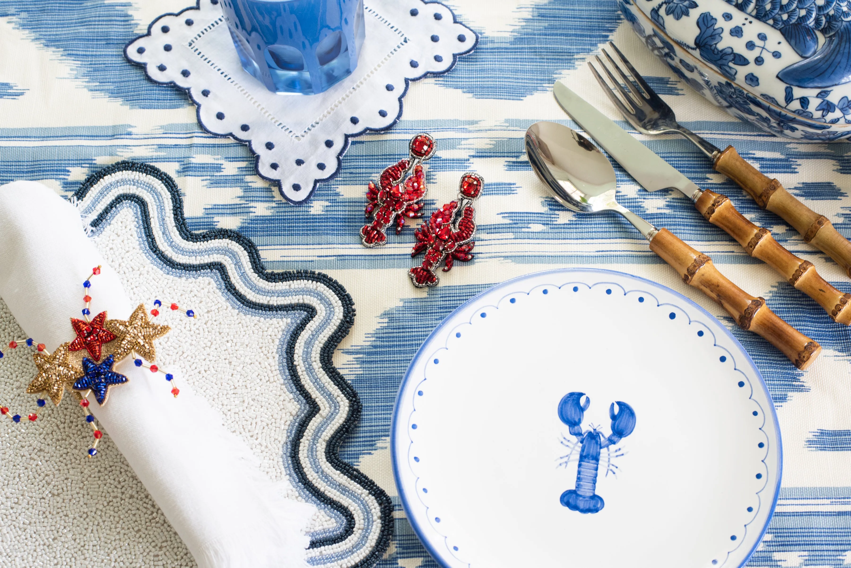 Patriotic Star Napkin Ring