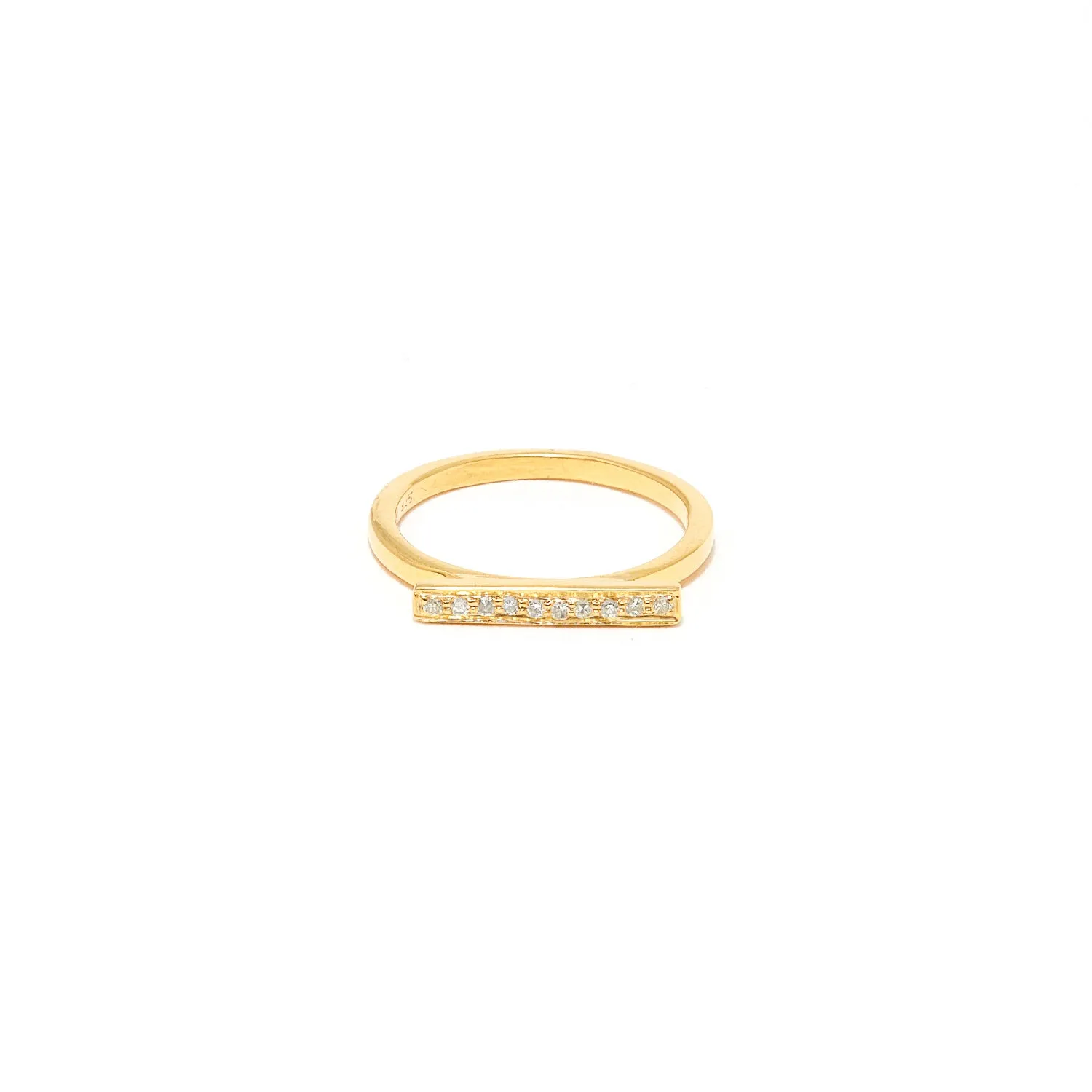 Petit Jai T Bar Diamond Band