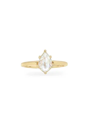 Rosecut Kite Diamond Solitaire Ring