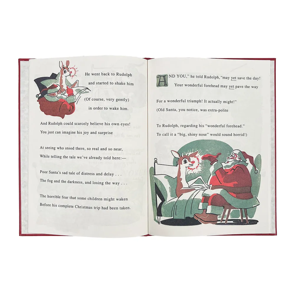 Rudolph the Red-Nosed Reindeer Leather Bound Book