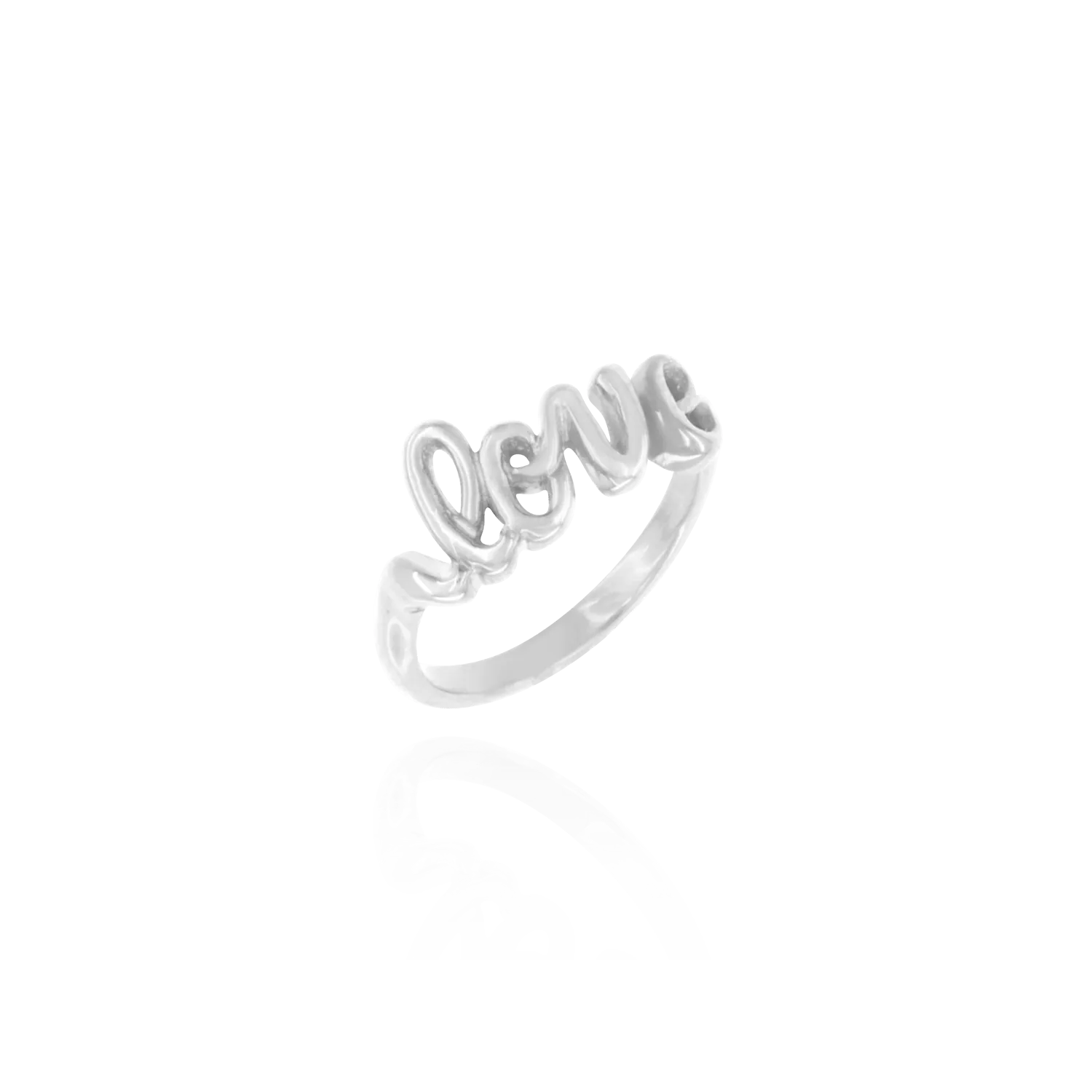 Scripted "Love" Ring