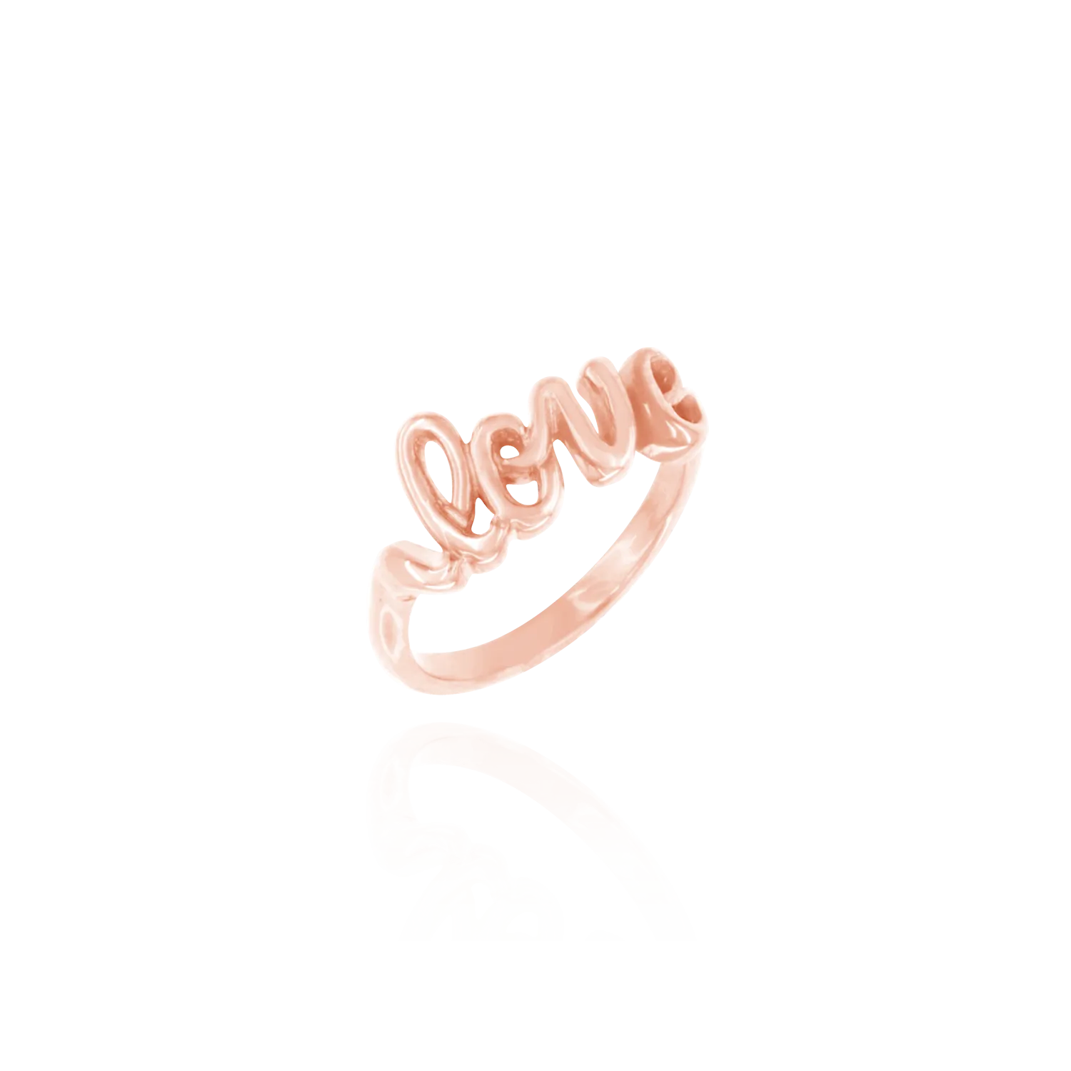 Scripted "Love" Ring