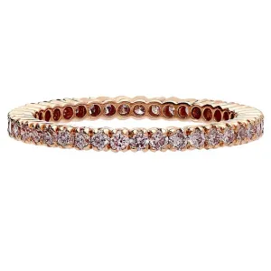 Sethi Couture Prong Pink Diamond Band