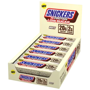 Snickers Hi-Protein White Bar Low Sugar - 10x57g.