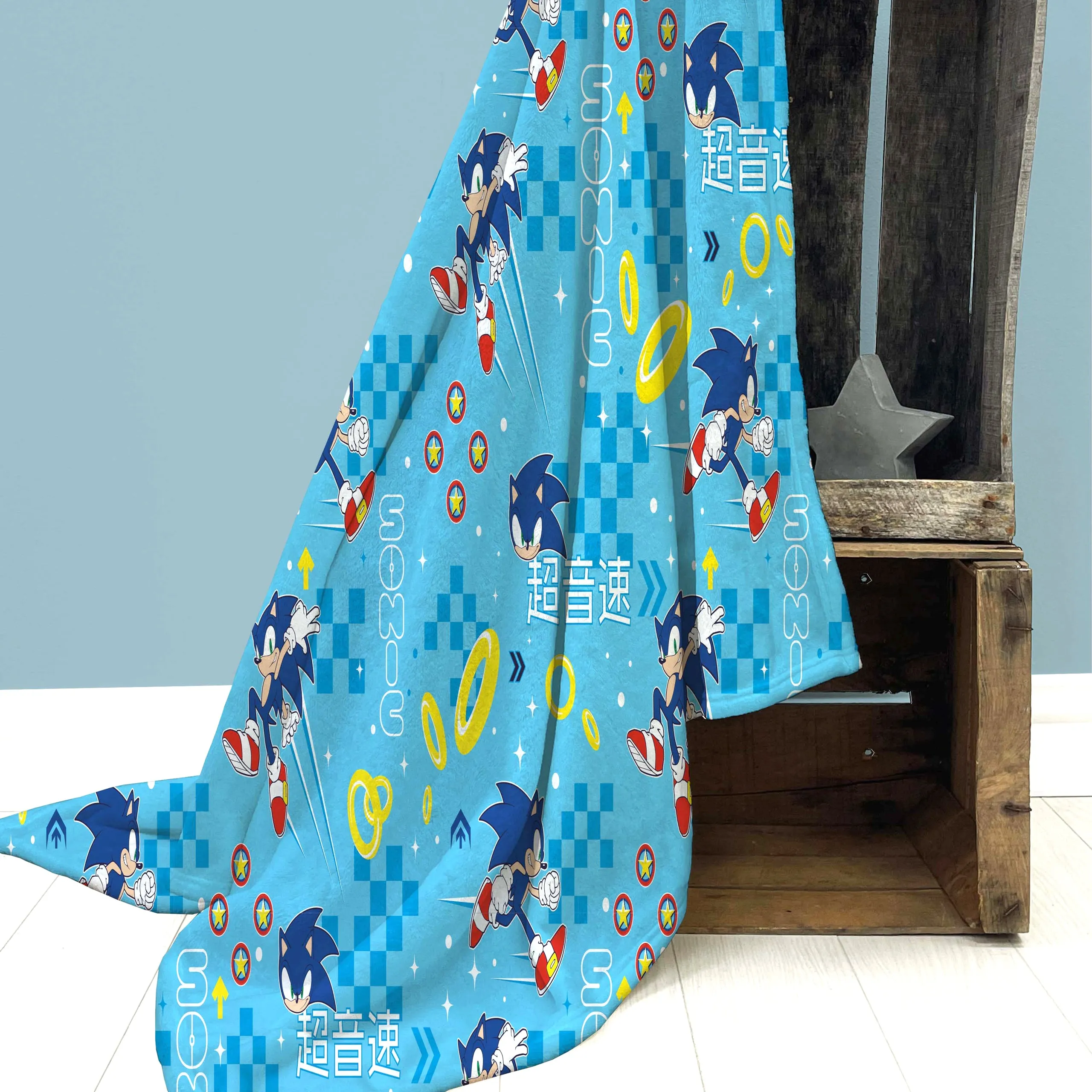 Sonic The Hedgehog Fleece Blanket