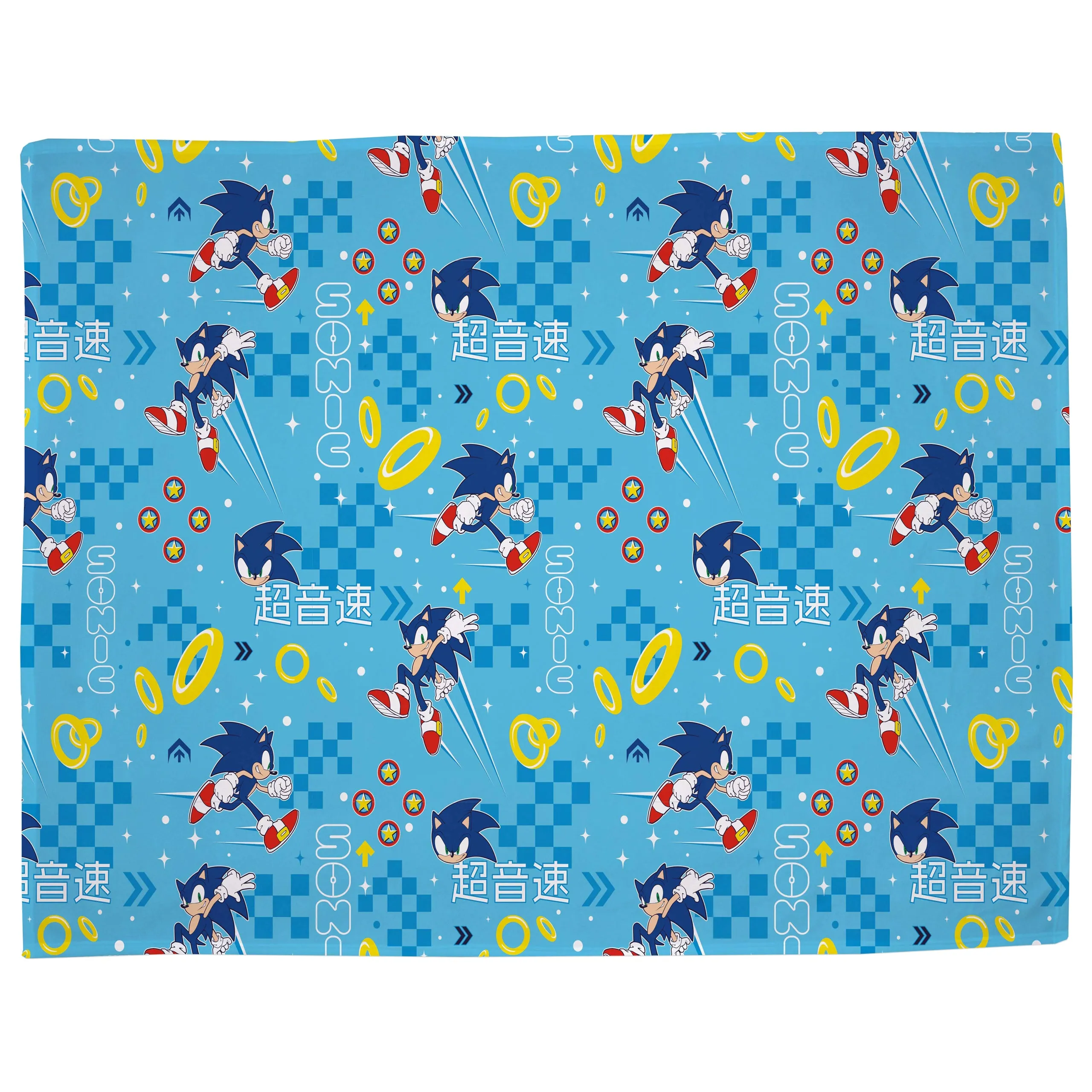 Sonic The Hedgehog Fleece Blanket