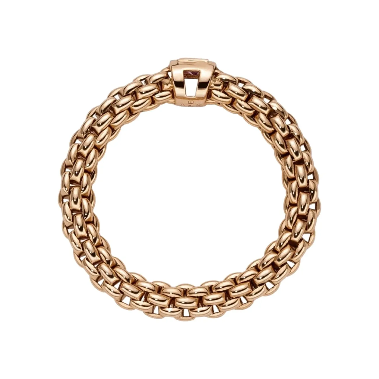 Souls 18K Rose Gold Flex It Ring Set With Pink Sapphire (Pre-Order)