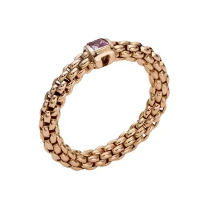 Souls 18K Rose Gold Flex It Ring Set With Pink Sapphire (Pre-Order)