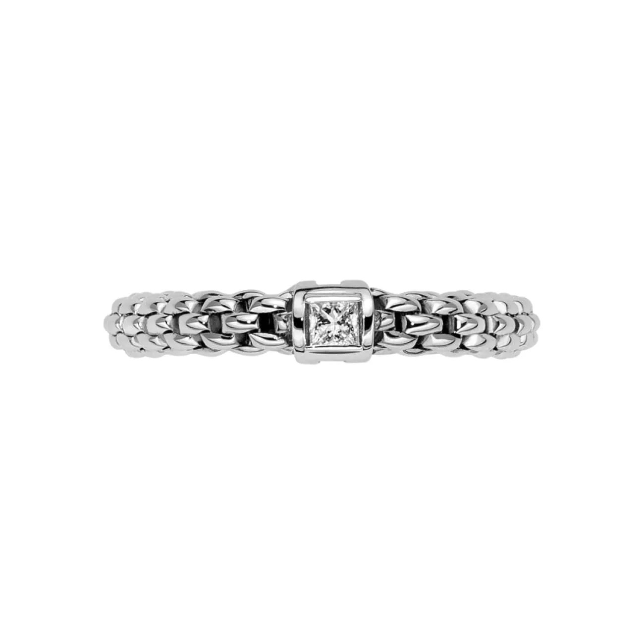 Souls 18K White Gold Flex It Ring Set With Diamond (Pre-Order)