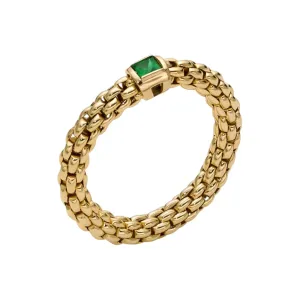 Souls 18K Yellow Gold Flex It Ring Set With Emerald (Pre-Order)