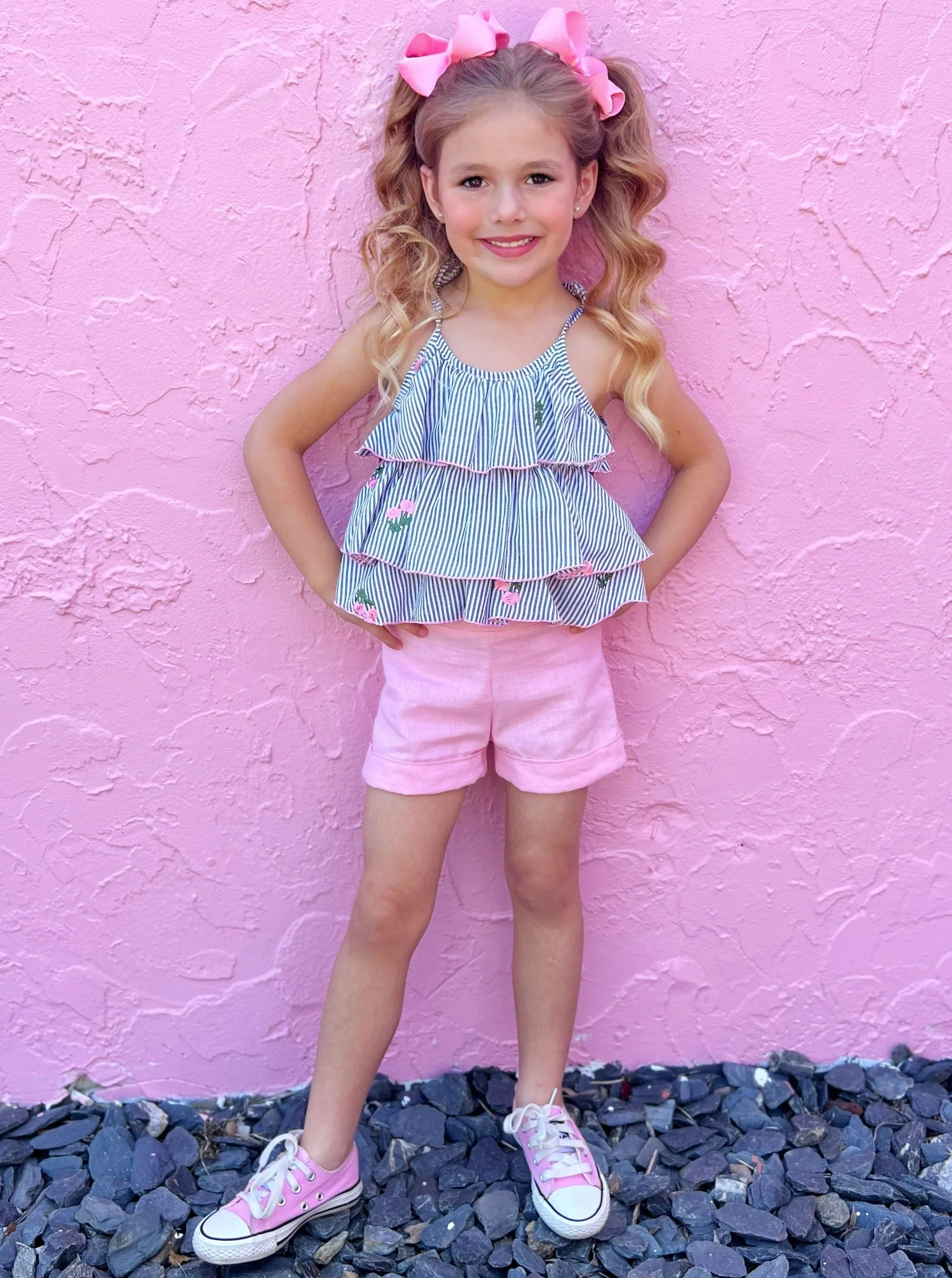 Southern Princess Ruffled Top and Short Set