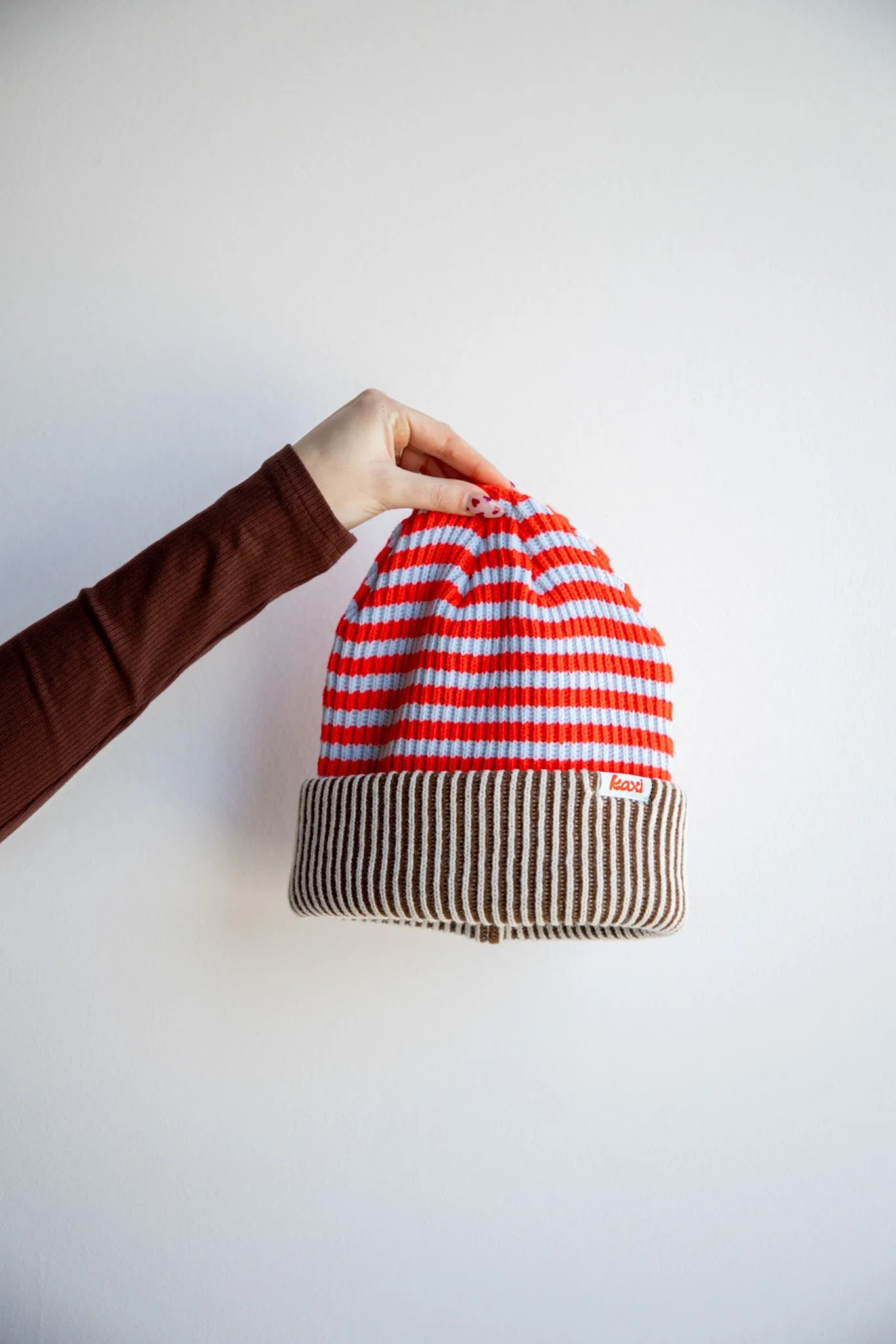 STRIPED BEANIE