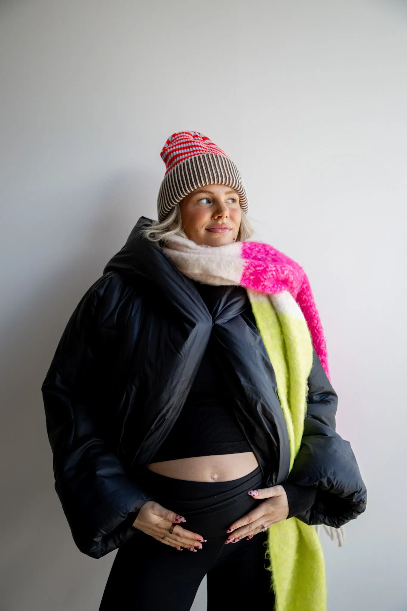 STRIPED BEANIE