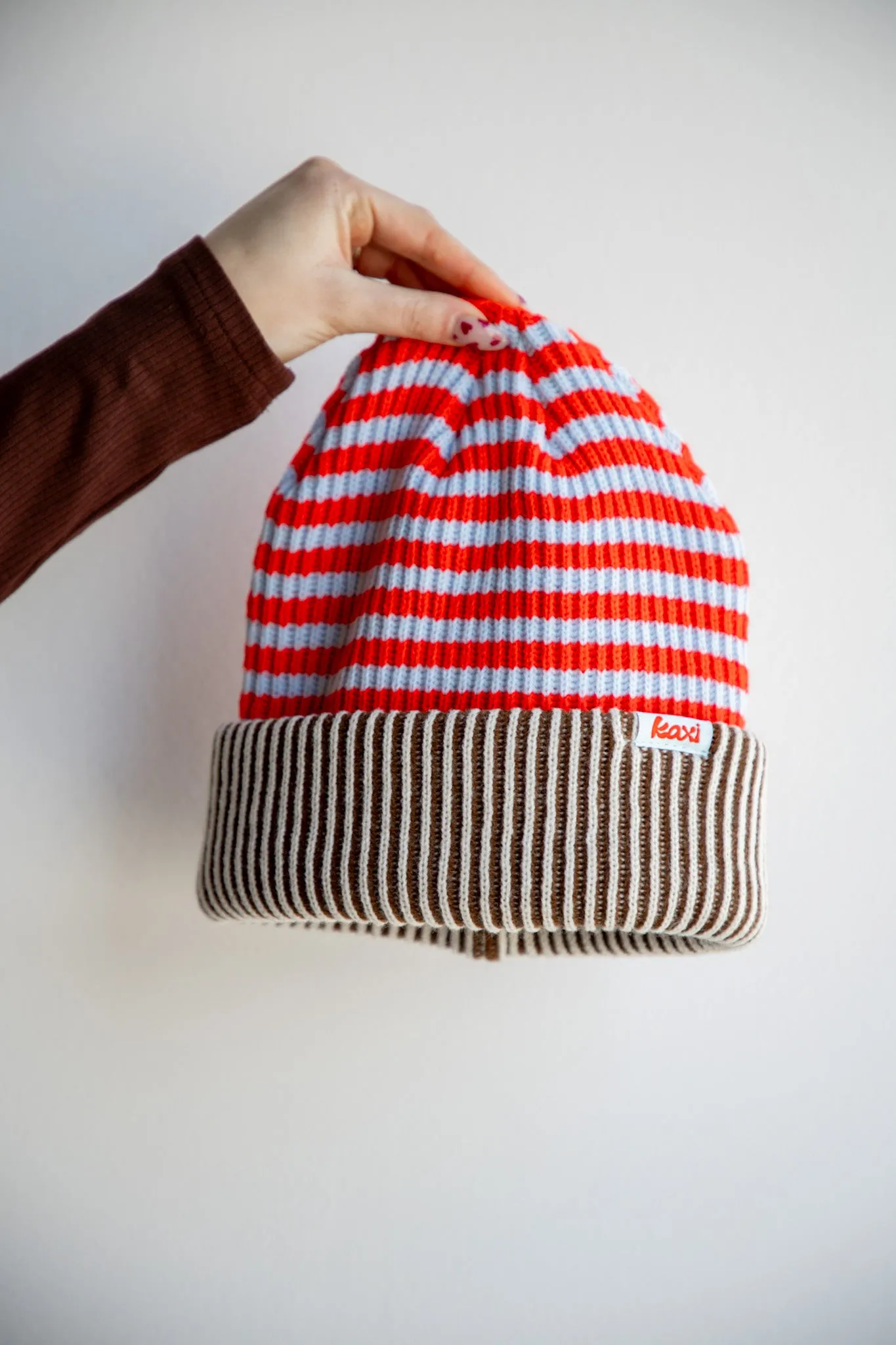STRIPED BEANIE