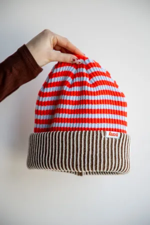 STRIPED BEANIE