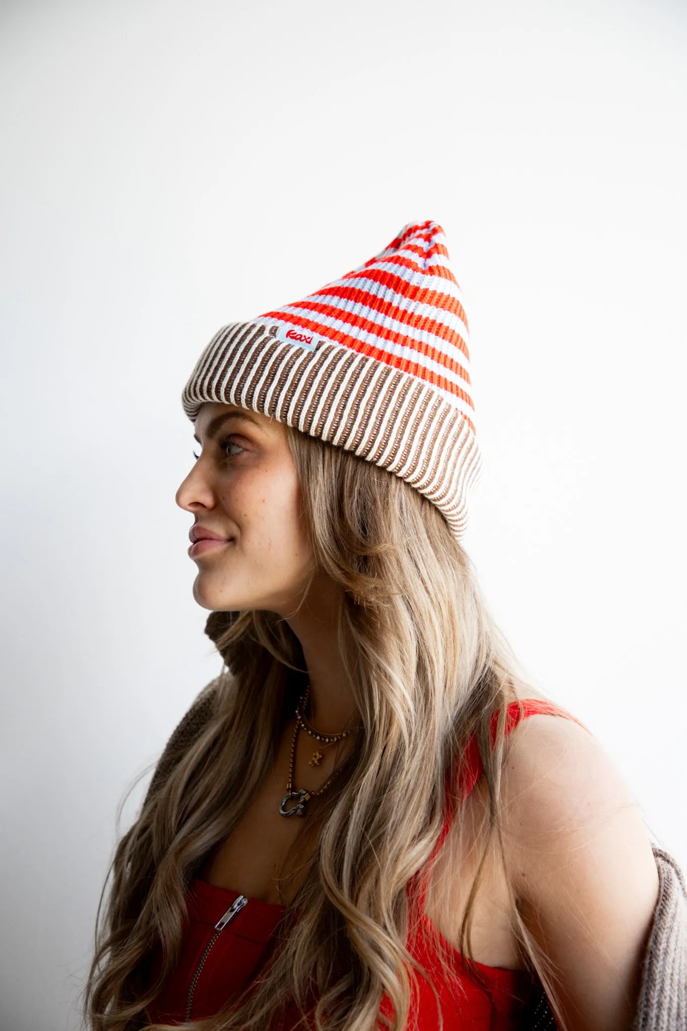 STRIPED BEANIE