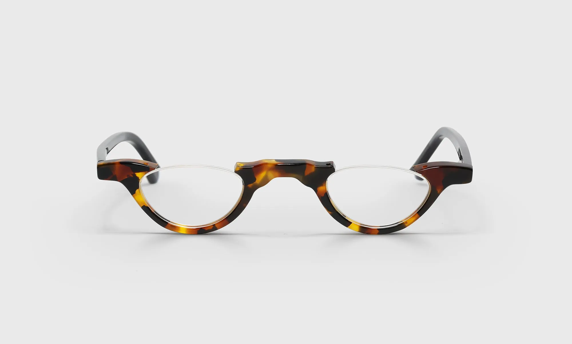 Topless Color F9 - Tokyo Tortoise Front with Black Temples