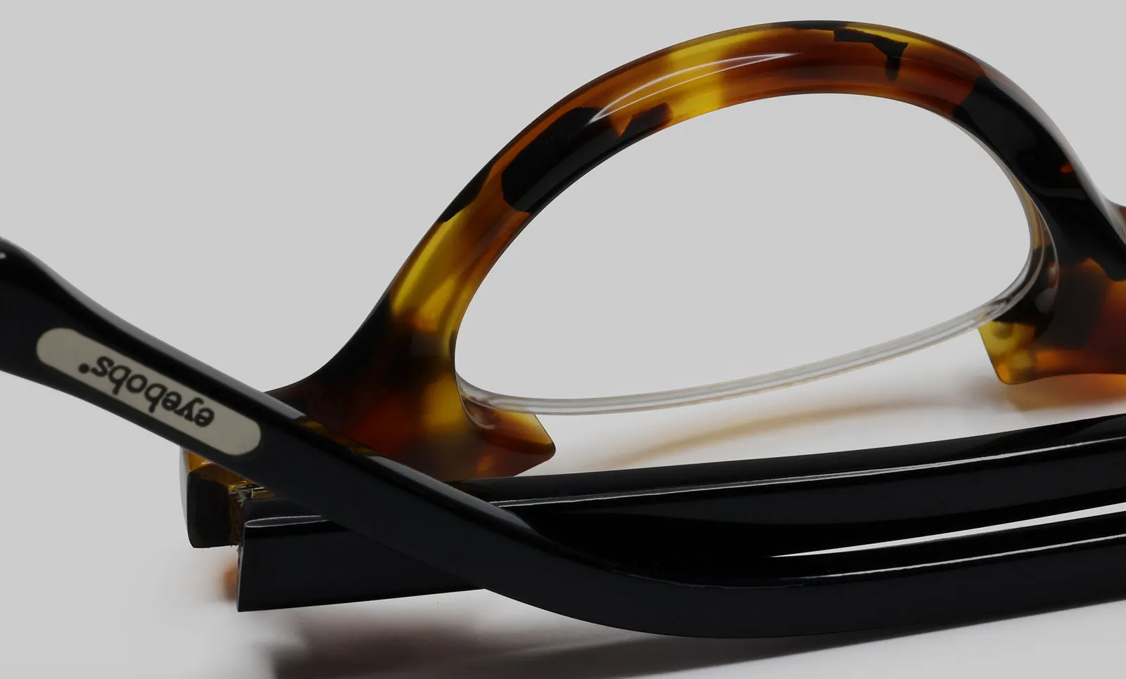 Topless Color F9 - Tokyo Tortoise Front with Black Temples