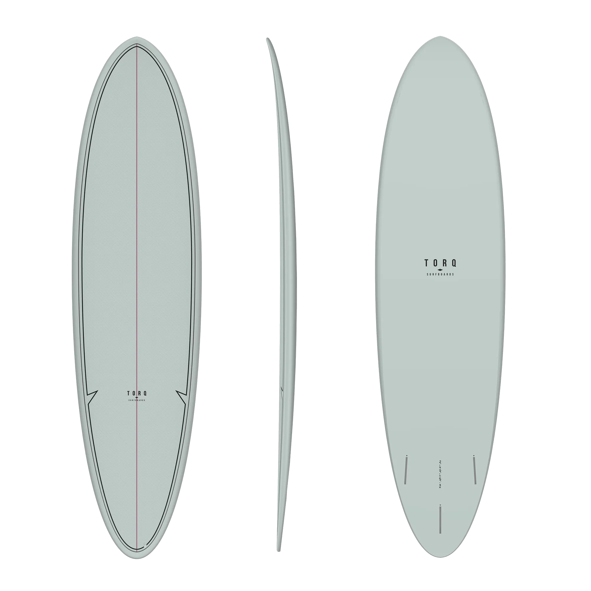 TORQ TET MOD FUN CLASSIC GREY 7'2" 47.2L