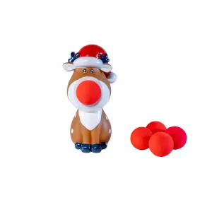 Toysmith Reindeer Ball Popper - Squeeze to Pop!!