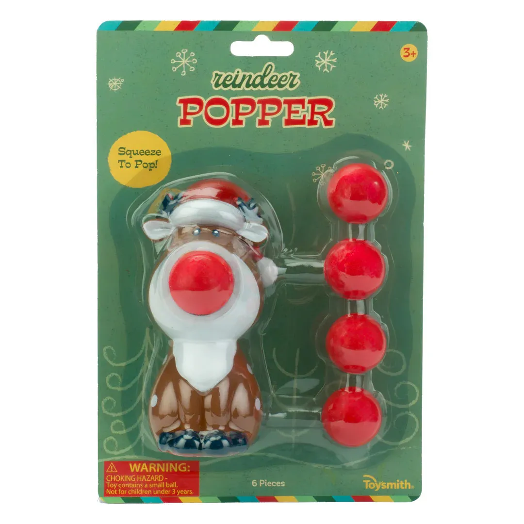 Toysmith Reindeer Ball Popper - Squeeze to Pop!!