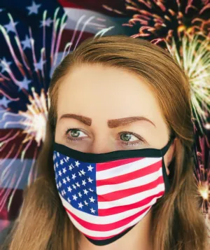 USA Flag Face Mask / Washable / Dust Mask/ Face Mask for Adults/ Face Mask for Youth