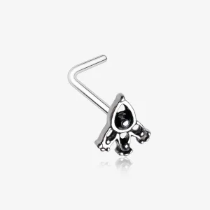 Victoria Trident Icon L-Shaped Nose Ring