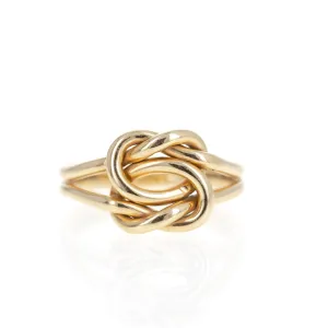 Vintage 14K Yellow Gold Love Knot Ring