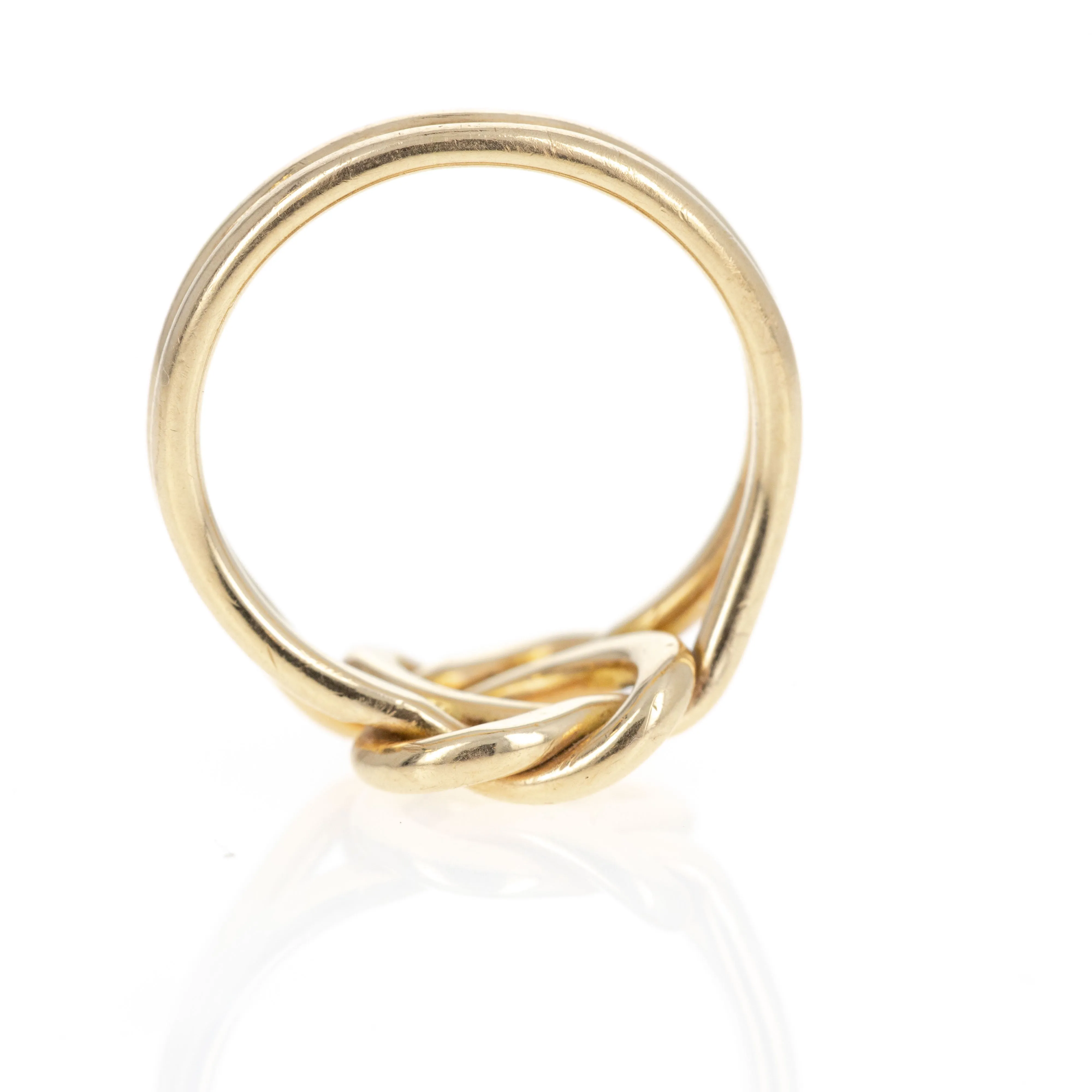Vintage 14K Yellow Gold Love Knot Ring