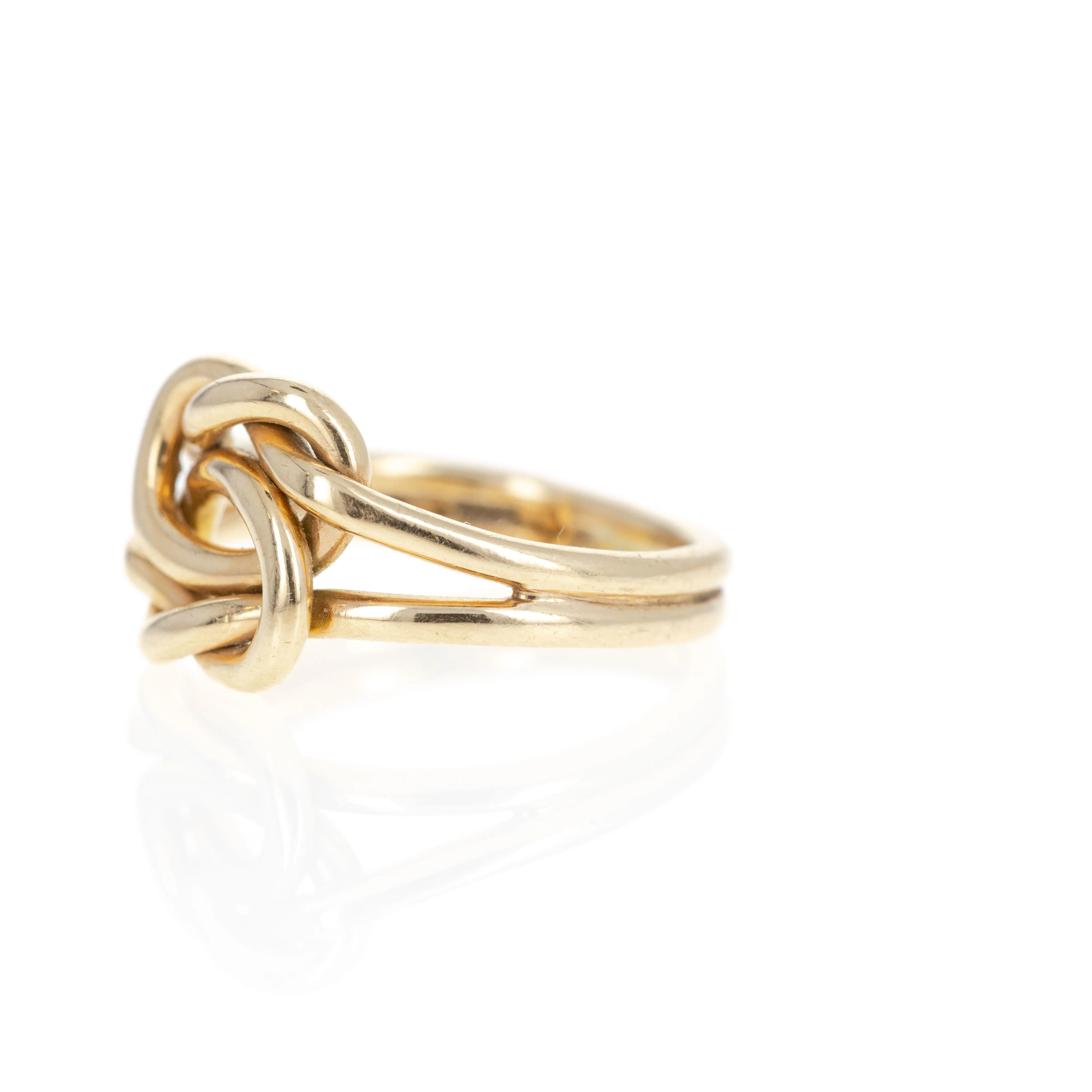 Vintage 14K Yellow Gold Love Knot Ring