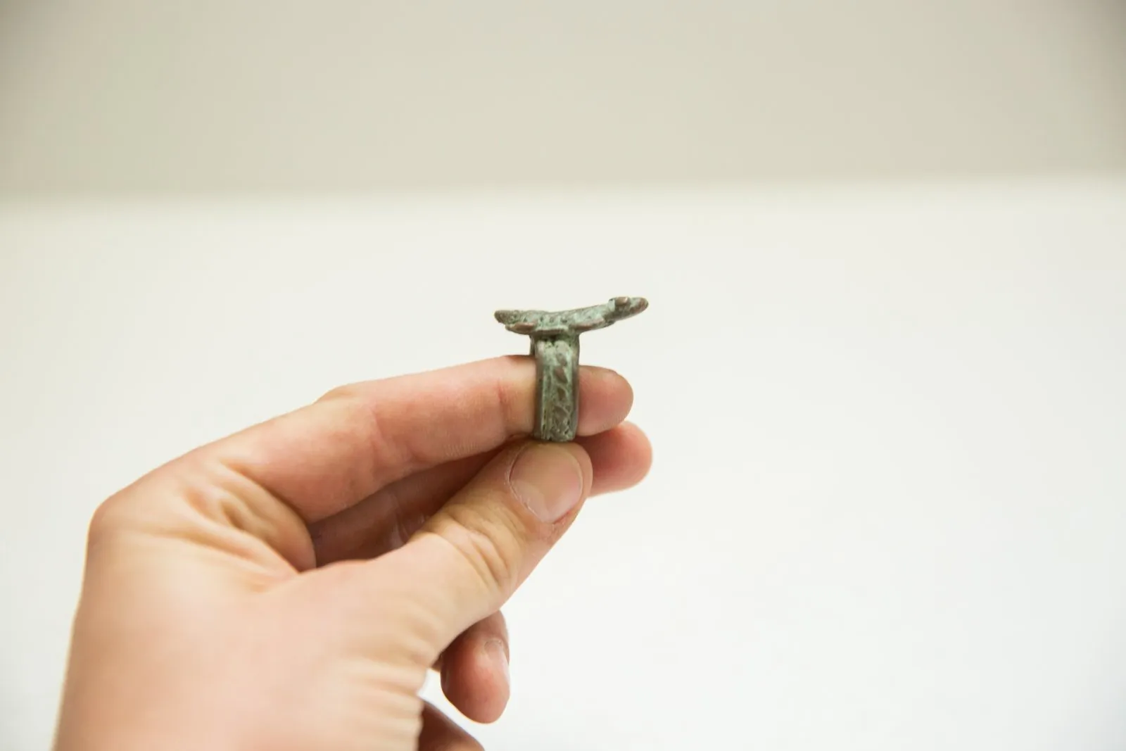 Vintage African Bronze Lizard Ring