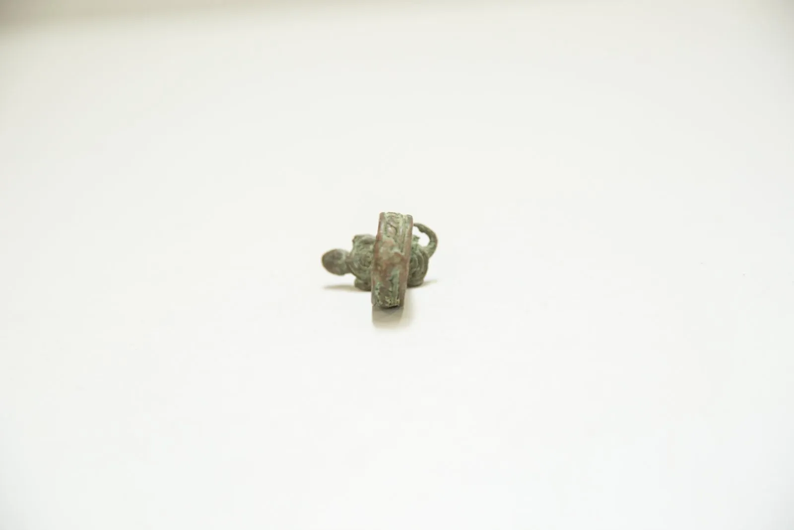 Vintage African Bronze Lizard Ring