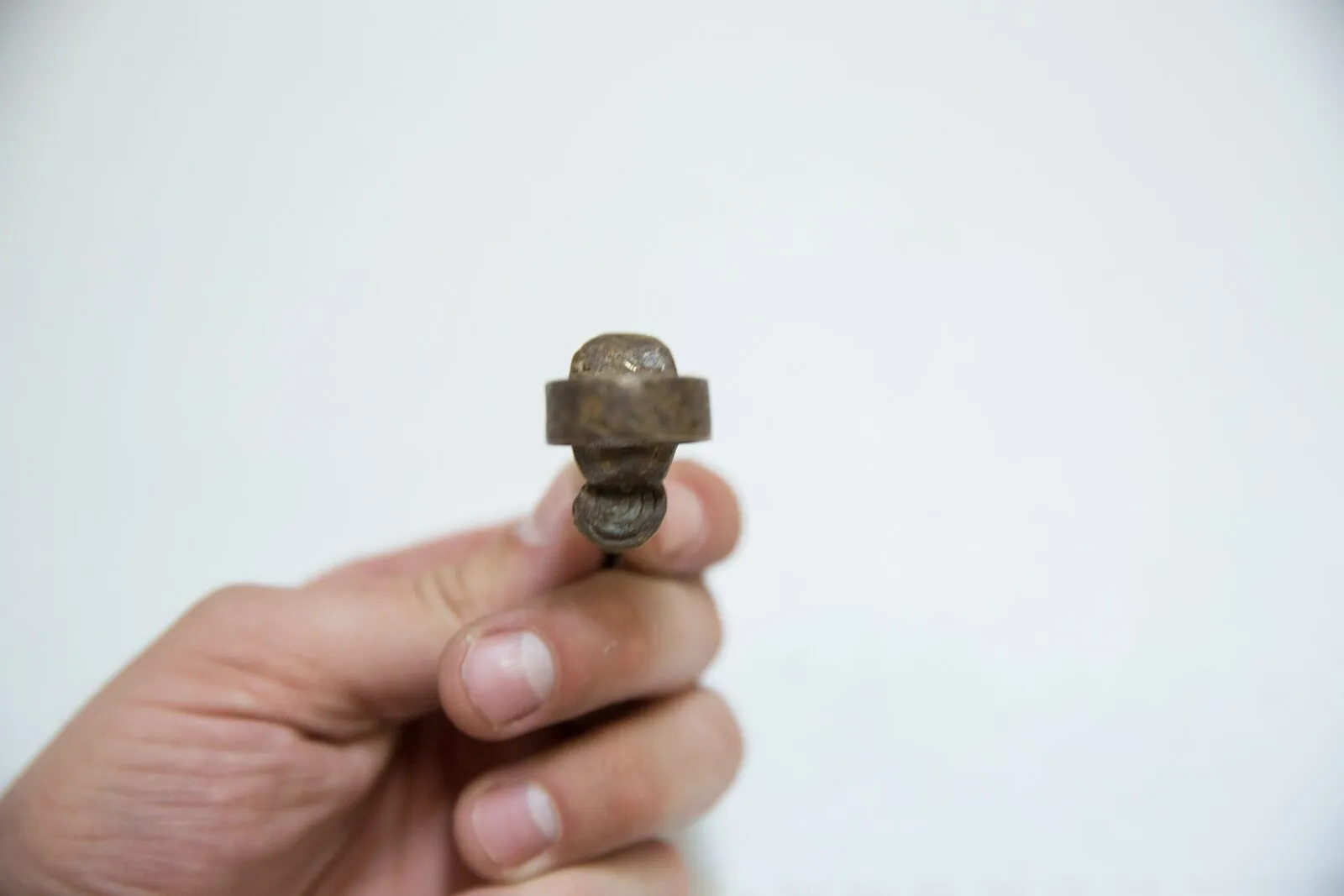 Vintage African Bronze Pelican Ring